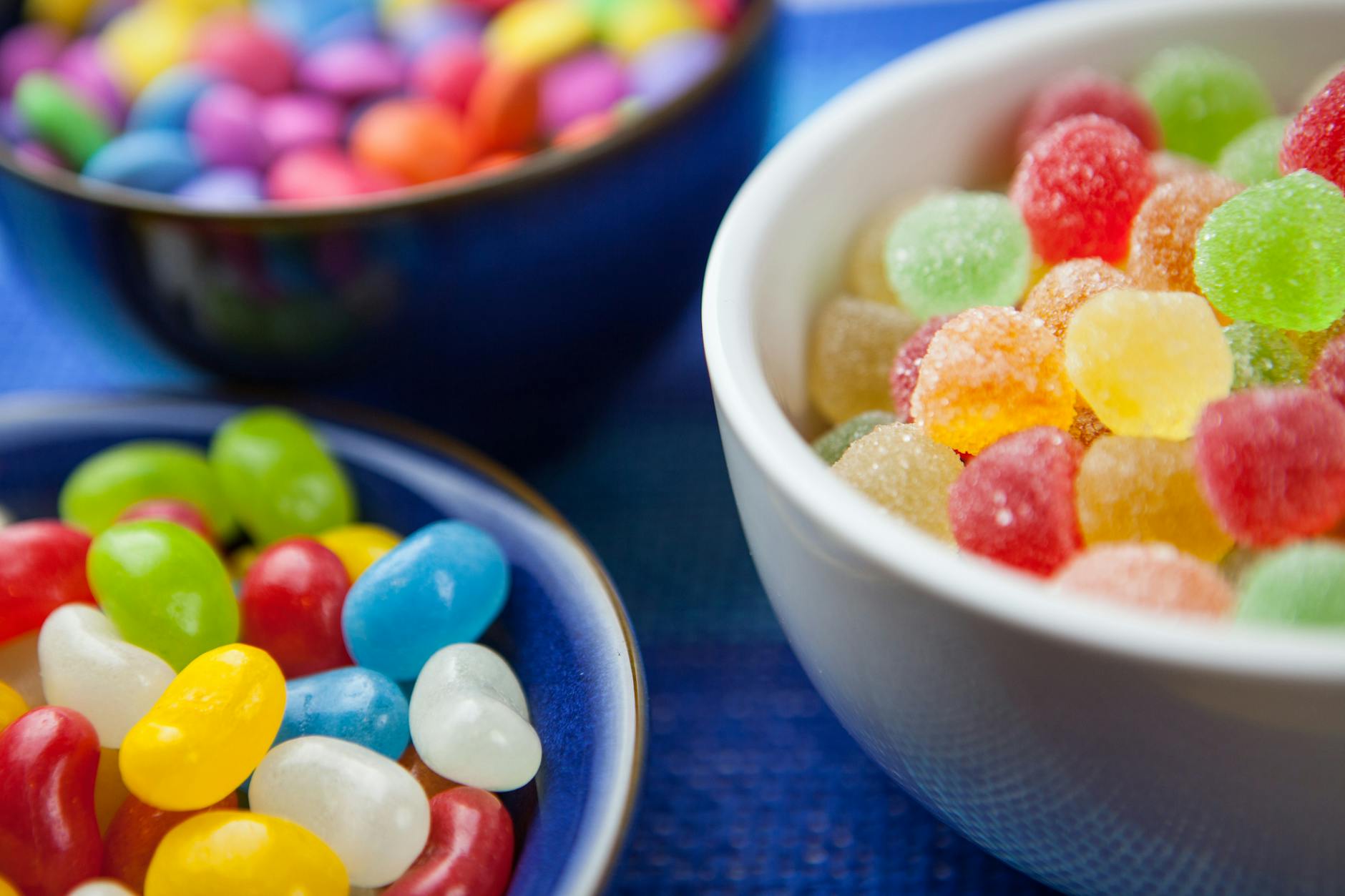 Bowls of Candy at Teniye Local Market candy lot