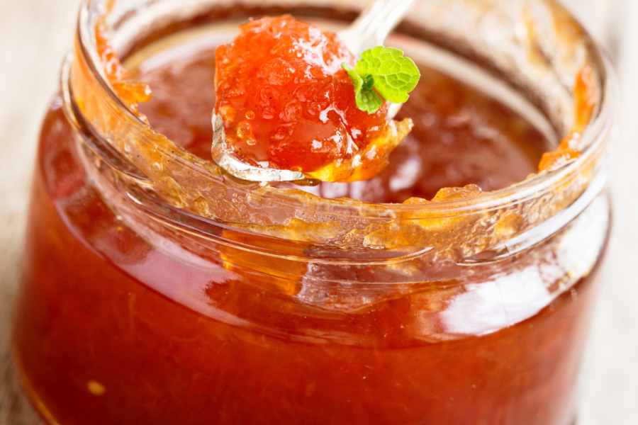 Image of a small jar of Tomato Jam