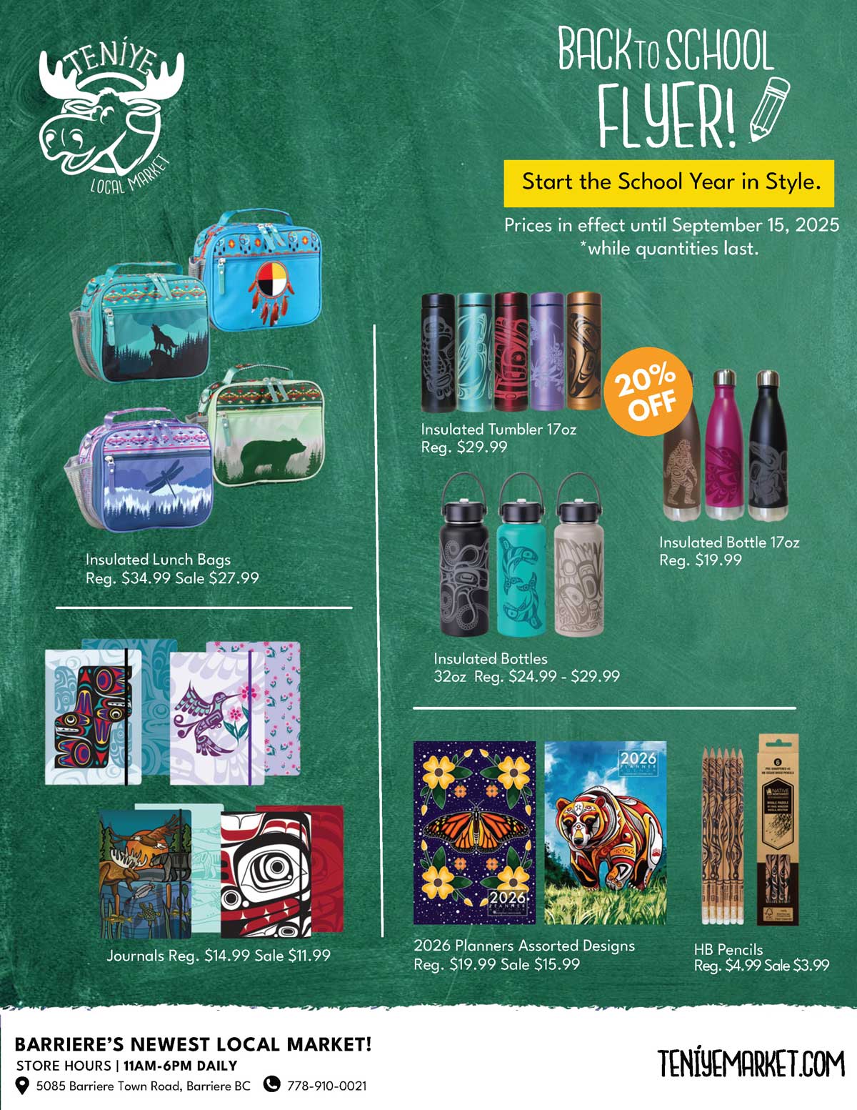 Back to School Flyer!